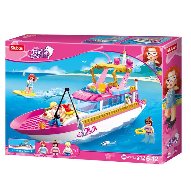 Sluban konstruktorius, Prabangi jachta, 212 det.