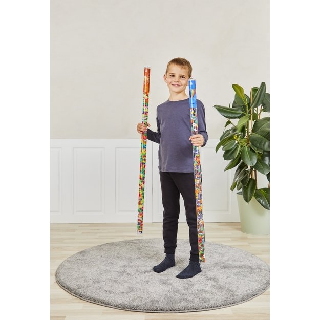 Plus Plus 1 METRAS, neoninių spalvų, 520 det.