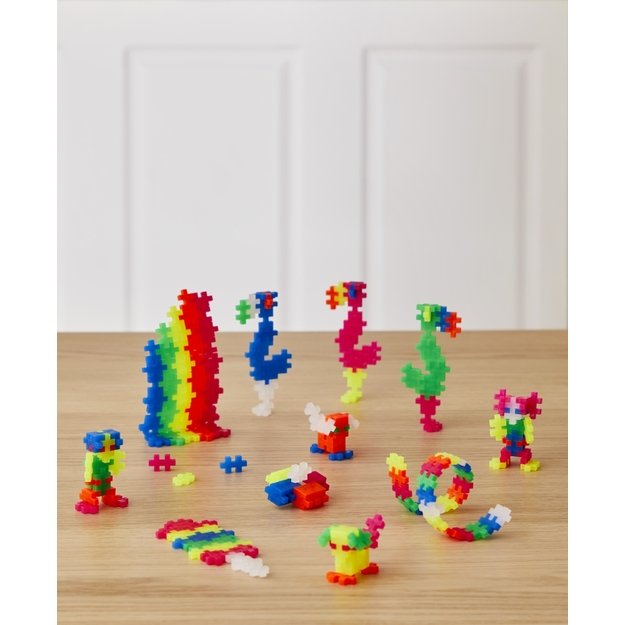 Plus Plus 1 METRAS, neoninių spalvų, 520 det. 2