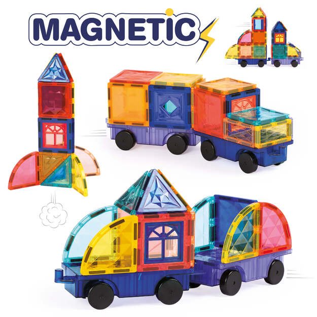 LUDI magnetinis konstruktorius su ratais 2