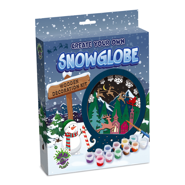 Splat Planet 3D medinis rankdarbis, Kalėdinis sniego gaublys