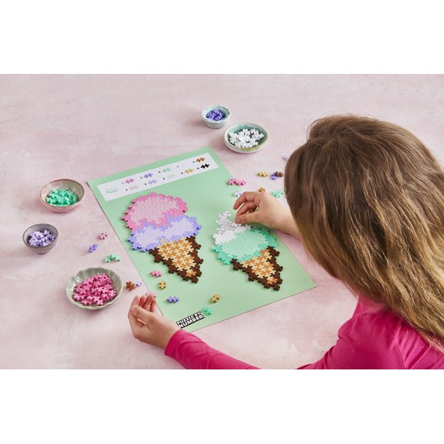 Plus Plus dėlionė pagal skaičius, Ledai 250 det. 2