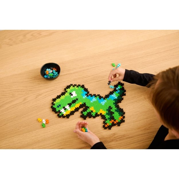 Plus Plus dėlionė pagal skaičius, T-REX, 250 det. 5