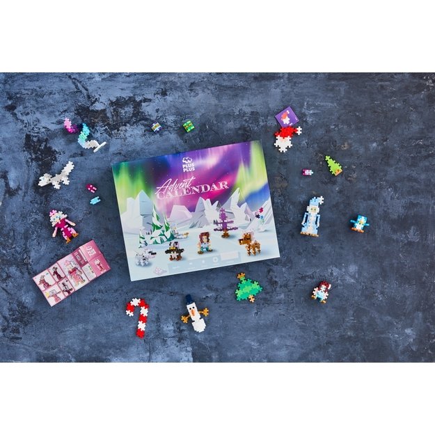 Plus Plus konstruktorius, Advento kalendorius, Kalėdų Senelio nuotykiai po Šiaurės pašvaiste 2