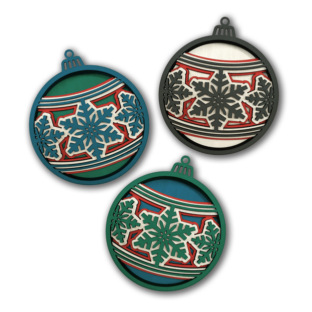 Splat Planet 3D medinis rankdarbis, Kalėdiniai žaisliukai 1