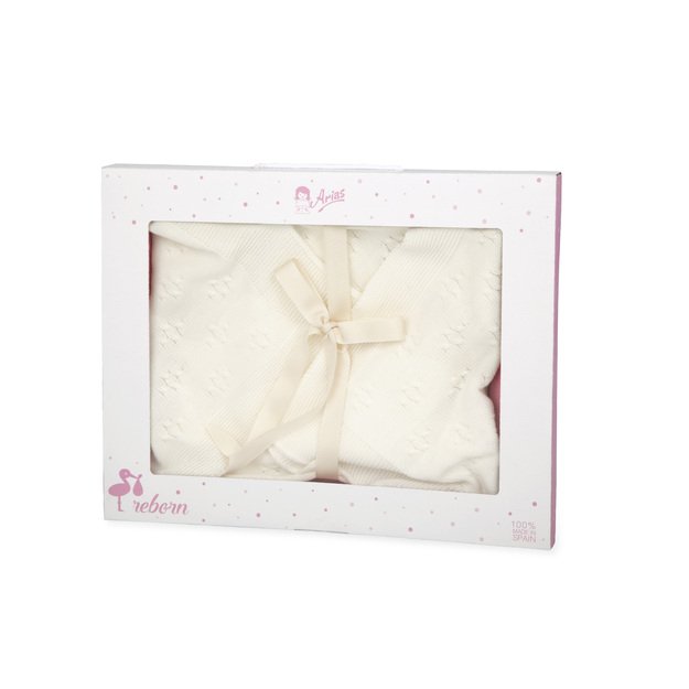  Arias pledas lėlytei, baltas