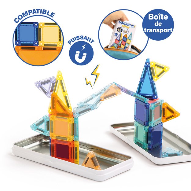 LUDI magnetinis konstruktorius Mini, kelioninis formatas 3