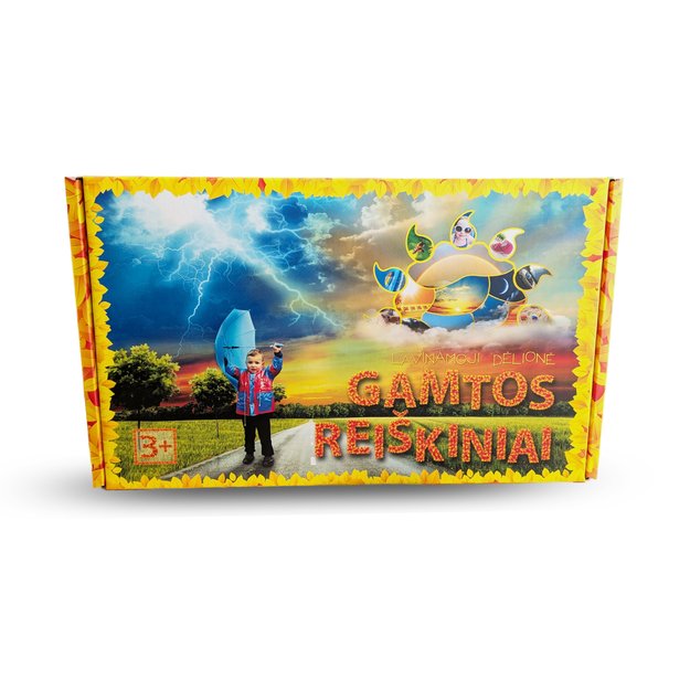 Lavinamoji dėlionė Gamtos reiškiniai, 3+ 1