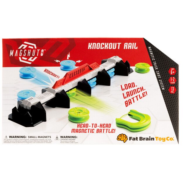 Magnetinis triukų ir taiklumo žaidimas Magshuto Knockout Rail 