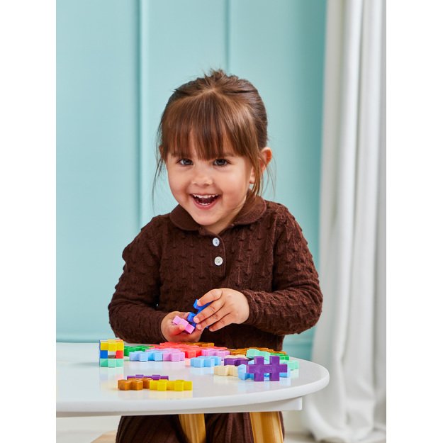 Plus Plus konstruktorius SPALVOS, DIDELĖS detalės, 60 det. 6