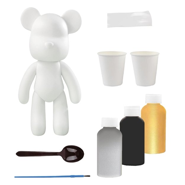 Splat Planet kūrybinis rinkinys Marble Bear, metalika 2