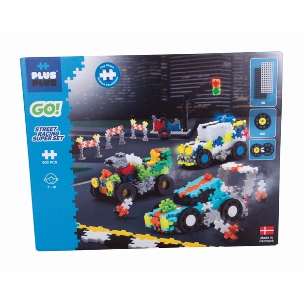 Plus Plus konstruktorius, Gatvės lenktynės, 900 det. 3