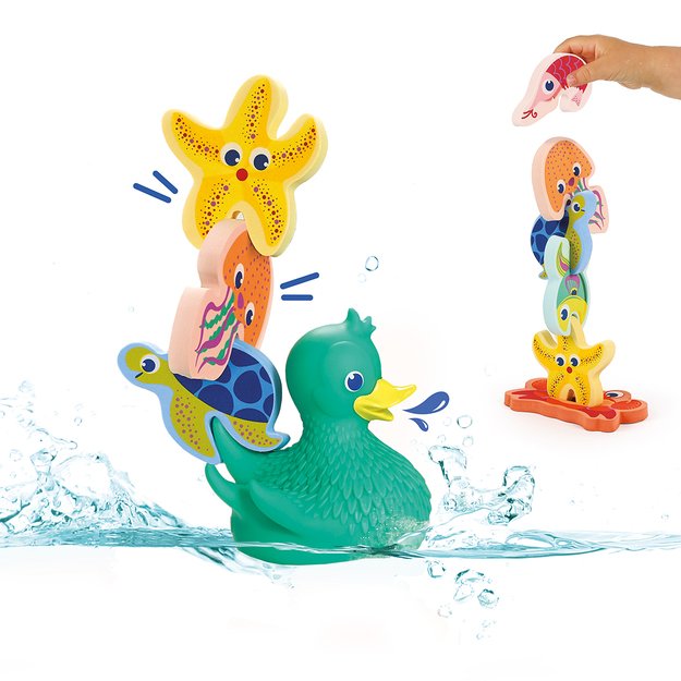 LUDI vonios rinkinys 3in1 Laiminga antis ir draugai 2