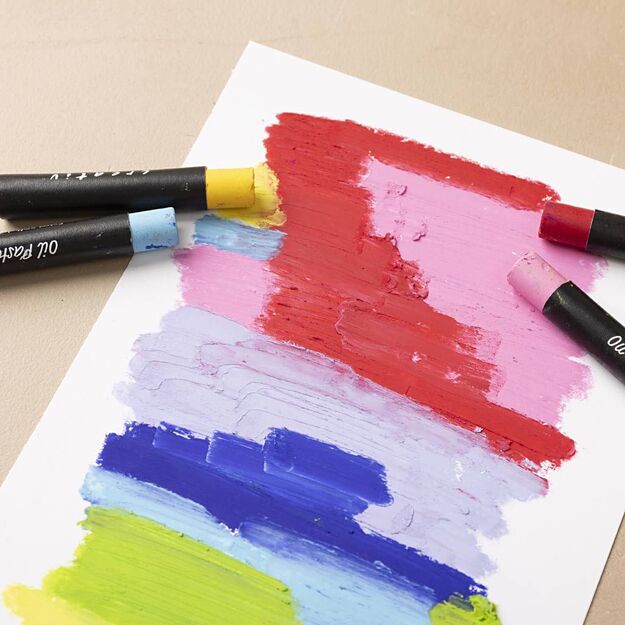 Creativ aliejinės pastelės 2