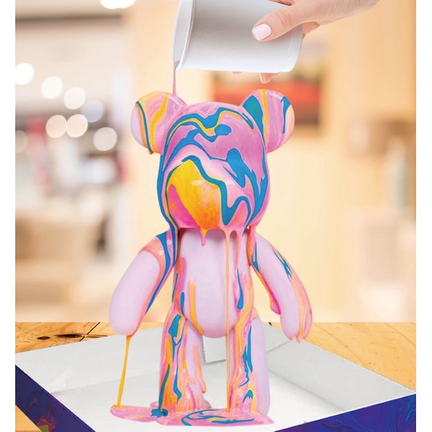 Splat Planet kūrybinis rinkinys Marble Bear, neonas 5