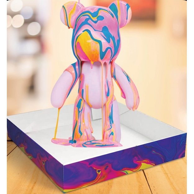 Splat Planet kūrybinis rinkinys Marble Bear, neonas 6