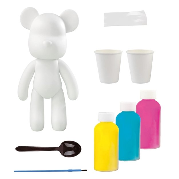 Splat Planet kūrybinis rinkinys Marble Bear, neonas 2