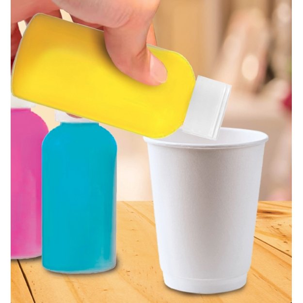 Splat Planet kūrybinis rinkinys Marble Bear, neonas 4