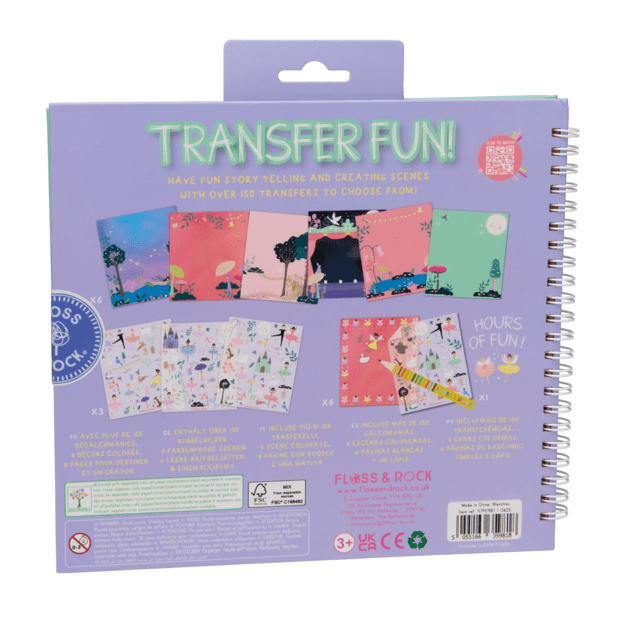 Spalvinimo rinkinys su perkeliamais piešinukais, Užburtoji 3