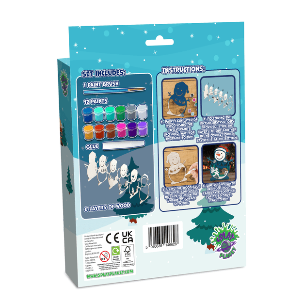 Splat Planet 3D medinis paveikslas, Kalėdinis Sniego senis 2