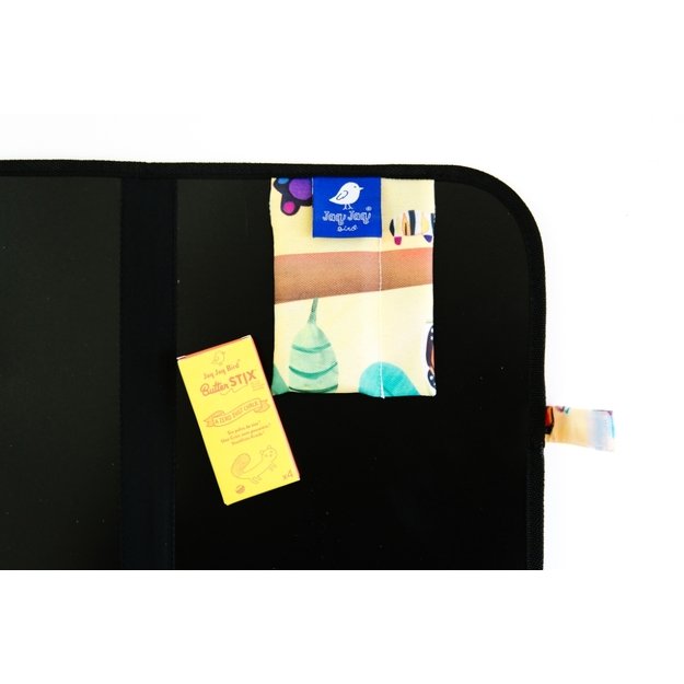 Jaq Jaq Bird piešimo padėklas su netepančiomis kreidelėmis, Vabaliukai 3