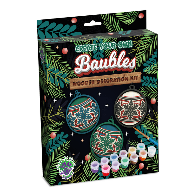 Splat Planet 3D medinis rankdarbis, Kalėdiniai žaisliukai