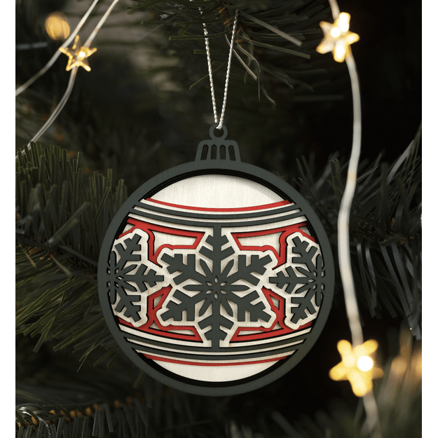 Splat Planet 3D medinis rankdarbis, Kalėdiniai žaisliukai 3