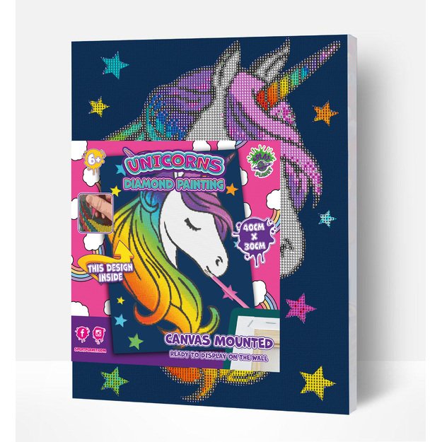 Splat Planet deimantinė dėlionė VIENARAGIS 30x40 cm 1