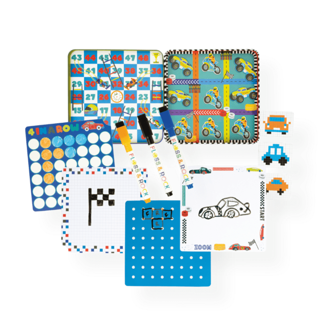 Magnetinis žaidimas 6in1, Mašinos 1