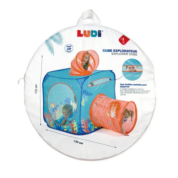 LUDI žaidimų tunelis, palapinė Mažasis tyrinėtojas 2