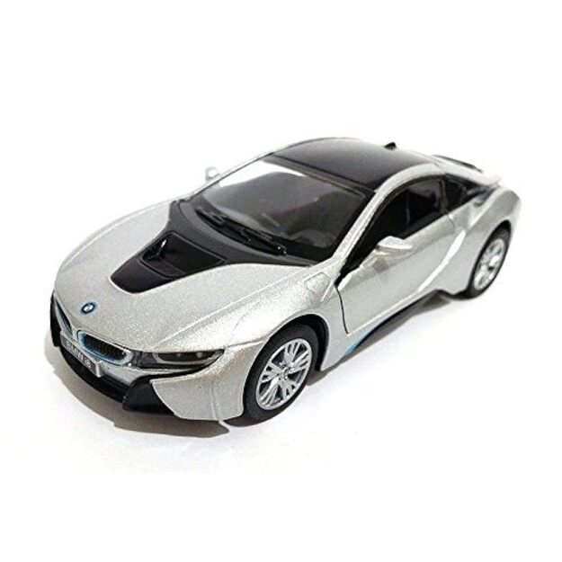 KiNSMART automobilis, BMW i8, sidabrinis