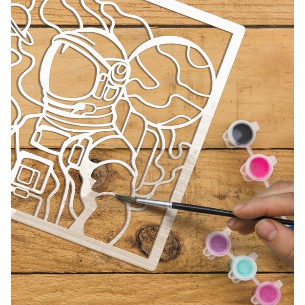 Splat Planet medinis 3D spalvinimo paveikslas, Kosmosas 5