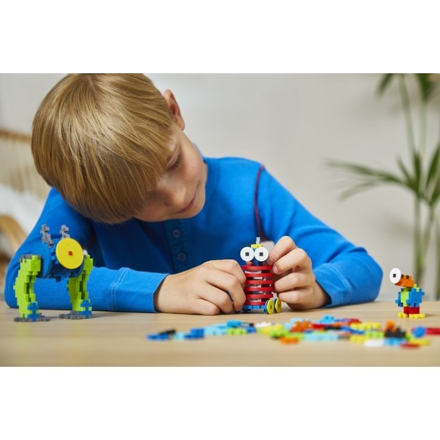 Plus Plus konstruktorius, Mokausi statyti robotus, 250 det. 5