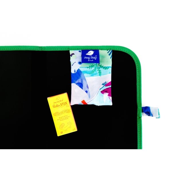 Jaq Jaq Bird piešimo padėklas su netepančiomis kreidelėmis, Dinozauras 3