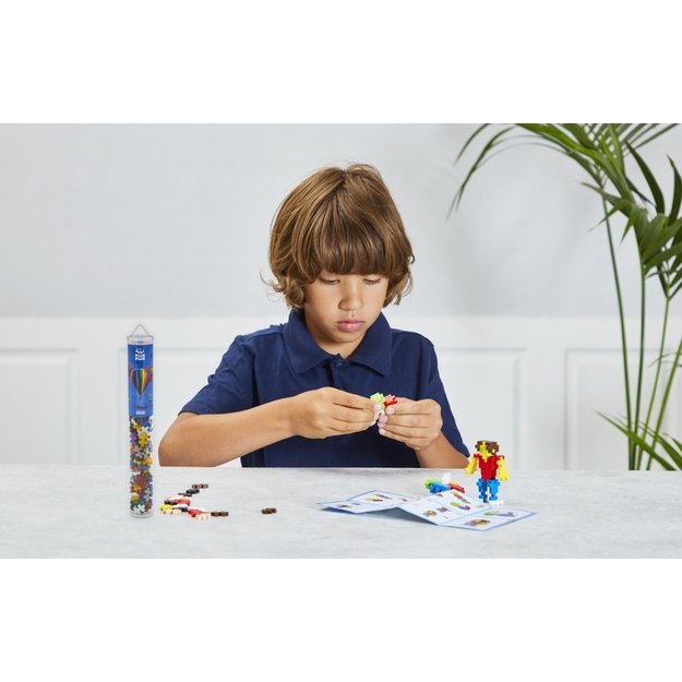 Plus Plus konstruktorius, Mini bazinių spalvų, 100 det. 2