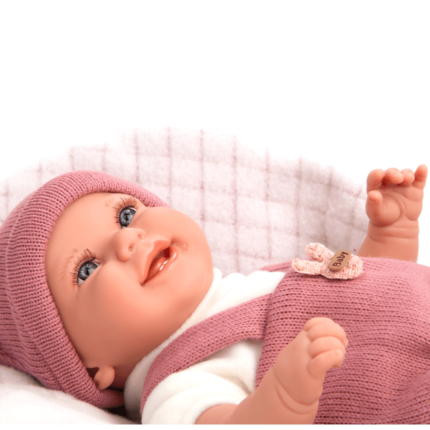 Arias kūdikėlis su rožine mova, 35 cm 3