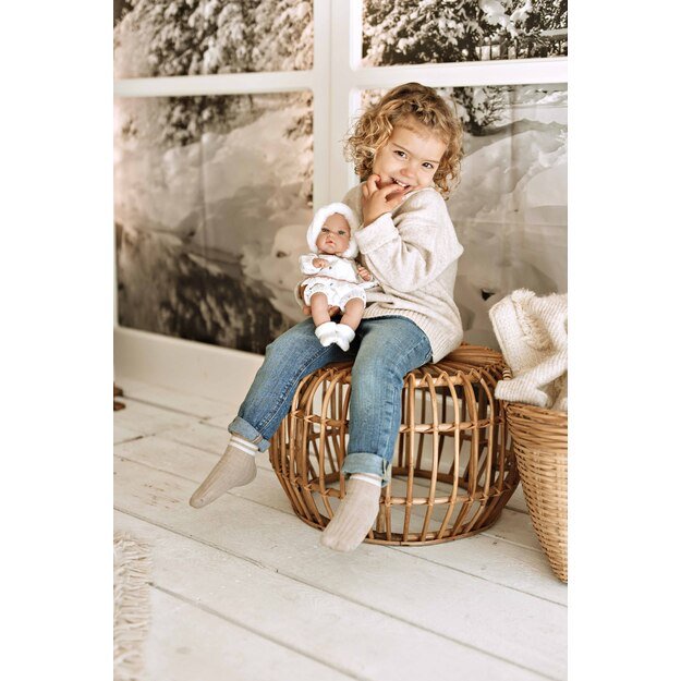 Arias lėlė kūdikėlis su pilka kepuryte, 30 cm 3