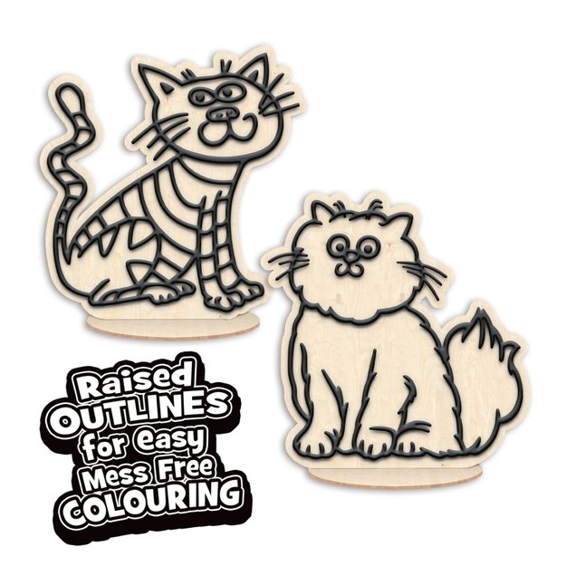 Splat Planet kūrybinis modelino rinkinys su medinėmis Katytėmis 4