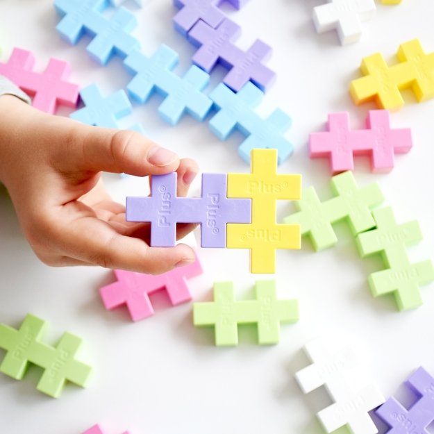 Plus Plus konstruktorius, DIDELĖS PASTELINIS MIKSAS, 50 4