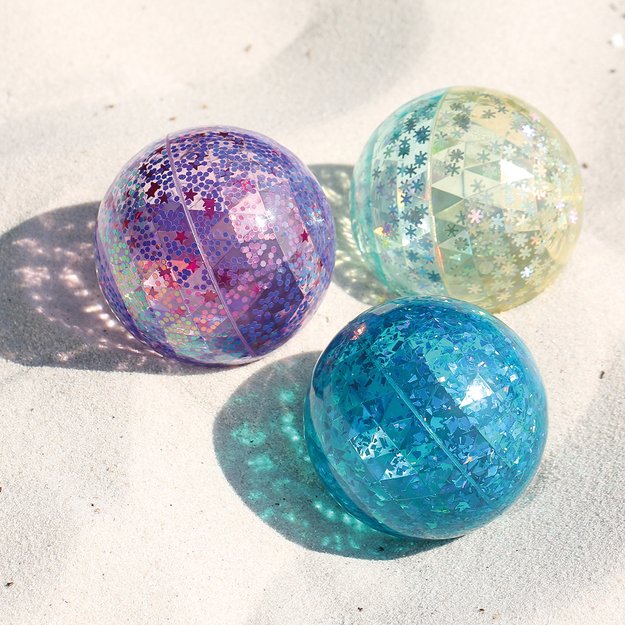 LUDI sensorinis kamuoliukas su blizgučiais, 1 vnt. 2