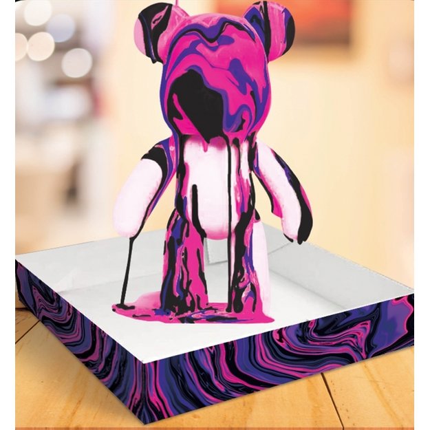 Splat Planet kūrybinis rinkinys Marble Bear, rožinis 7