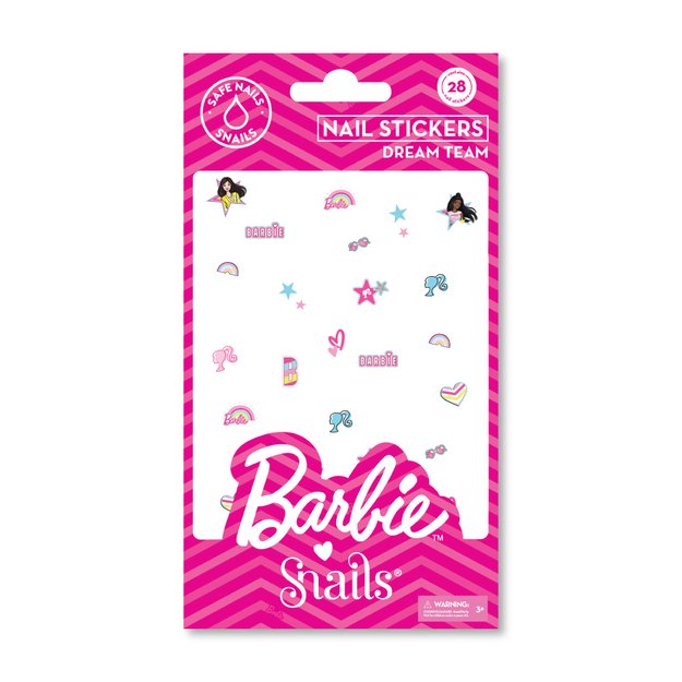 Barbie Snails nagų lipdukai, Dream Team