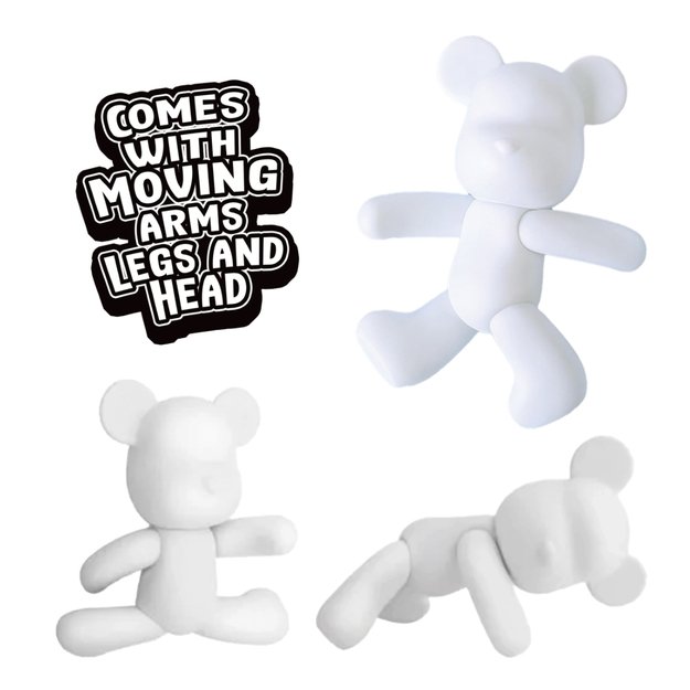 Splat Planet kūrybinis rinkinys Marble Bear, metalika 7