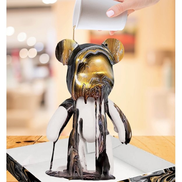 Splat Planet kūrybinis rinkinys Marble Bear, metalika 5