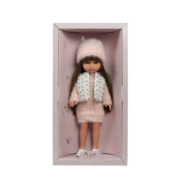 Arias lėlė mergaitė Carlota pūkuota suknele, 36 cm 3