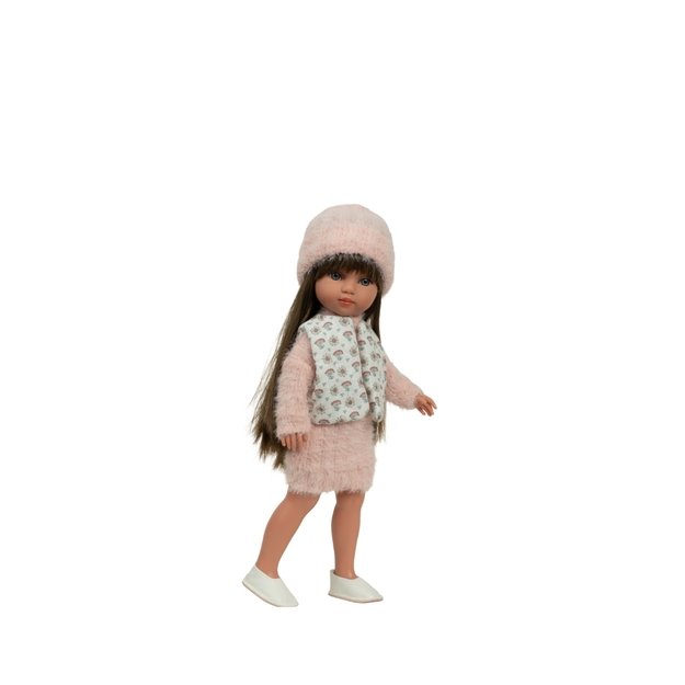 Arias lėlė mergaitė Carlota pūkuota suknele, 36 cm 1