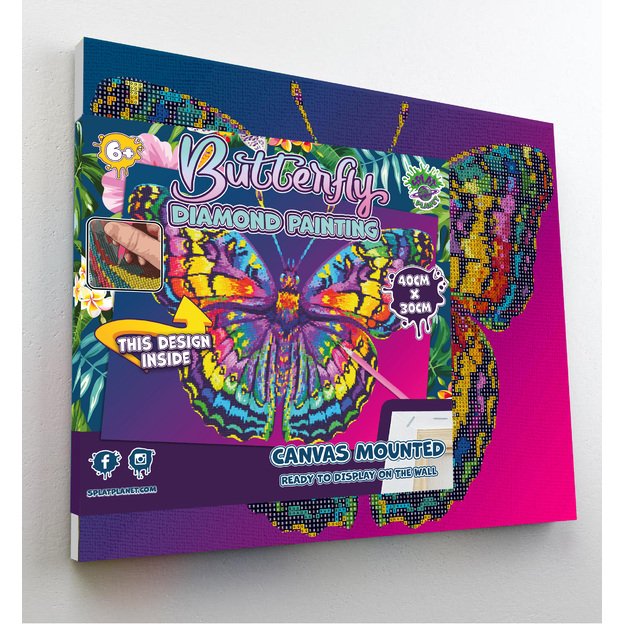 Splat Planet deimantinė dėlionė DRUGELIS 30x40 cm 2