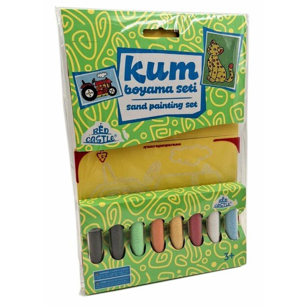 Red Castle kūrybinis smėlio rinkinys, Tigras ir Traktorius