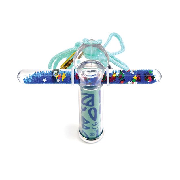 Svoora kaleidoskopas su tūbele, Mėlyni raštai, 10 cm