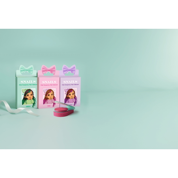 Snails plaukų kreidelė, rožinė 1